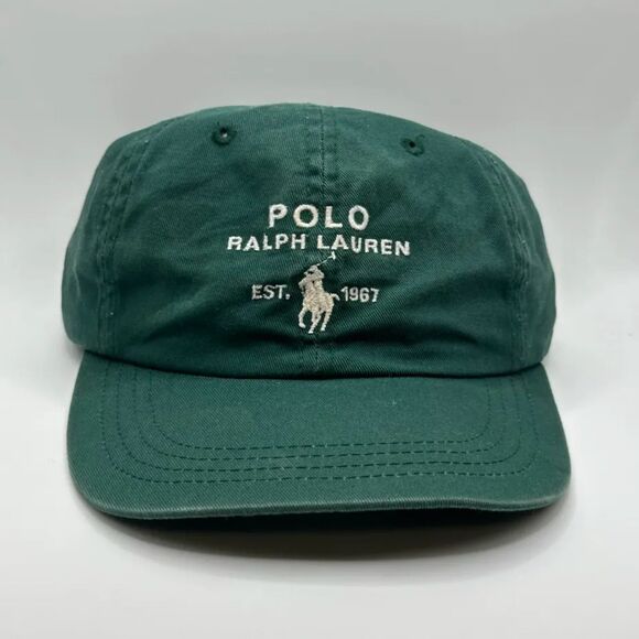 Vintage Polo Ralph Lauren Green Adjustable Hat Fragrance Gift - Picture 1 of 6
